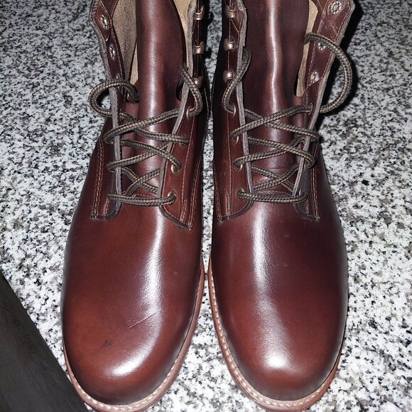Wolverine 1000 Mile Boots Brown Pull-up size 12 EEE - Picture 1 of 9